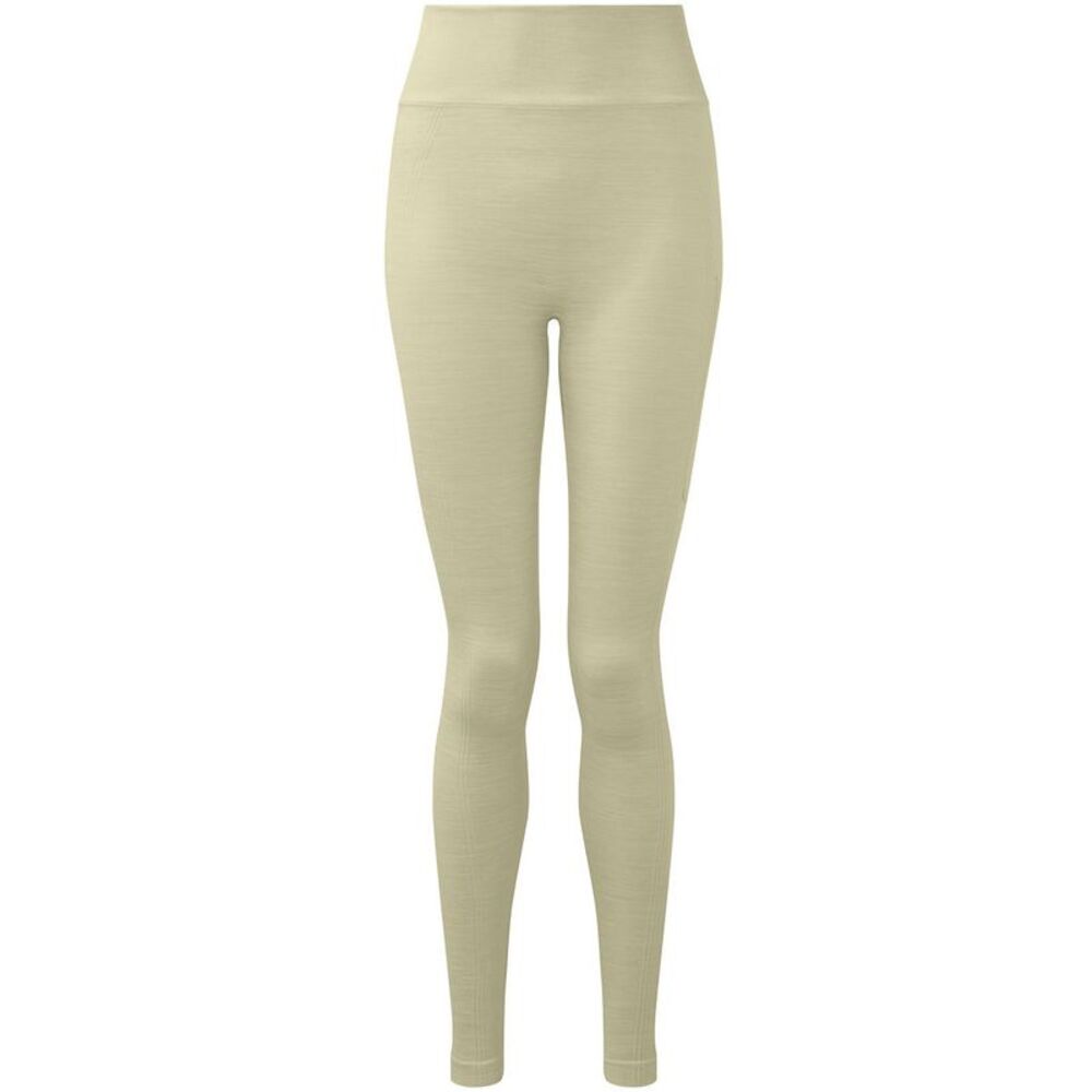 TriDri Womens/Ladies Melange Sculpted Seamless 3D Leggings / Sage Green